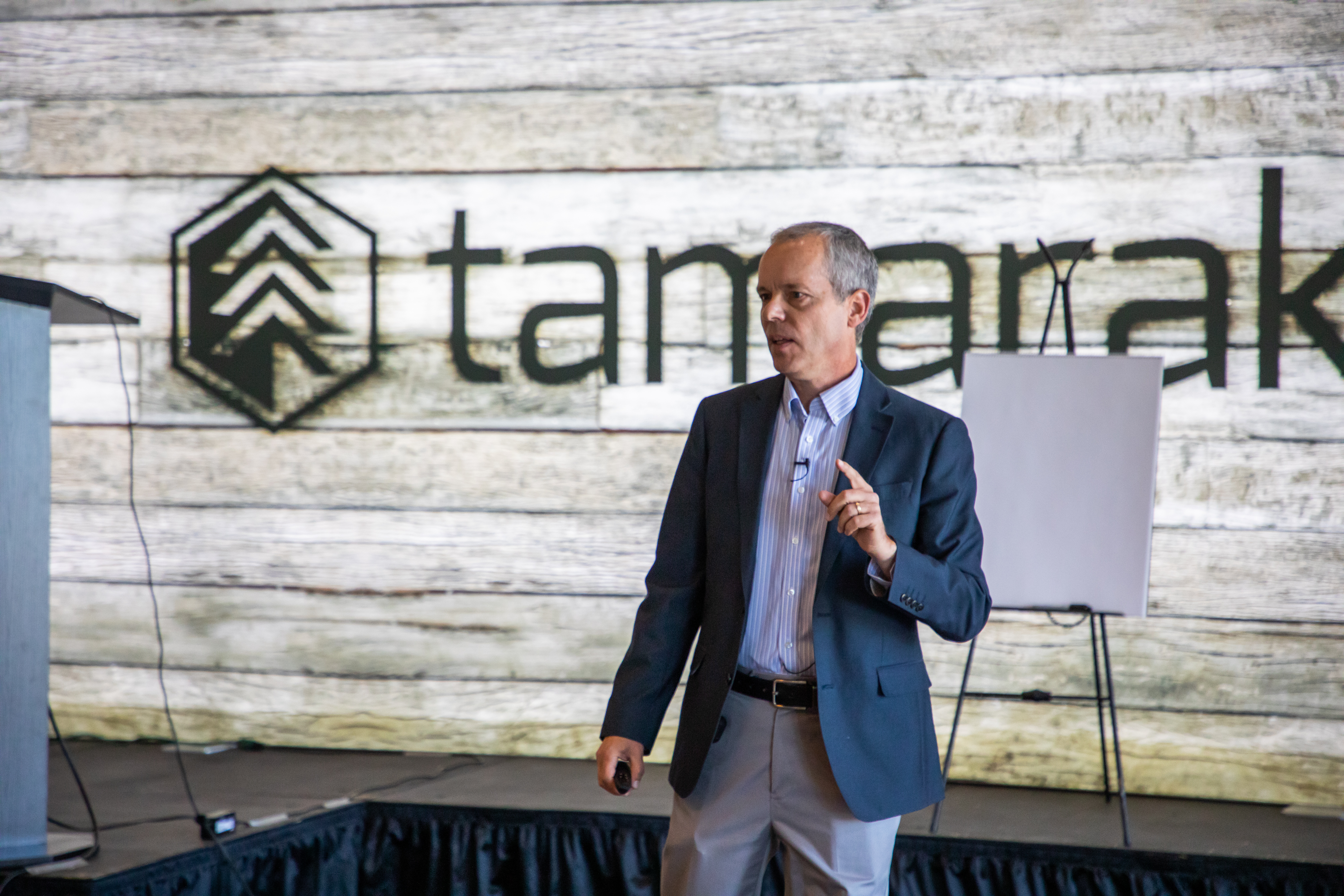 Martin presenting at Tamarak